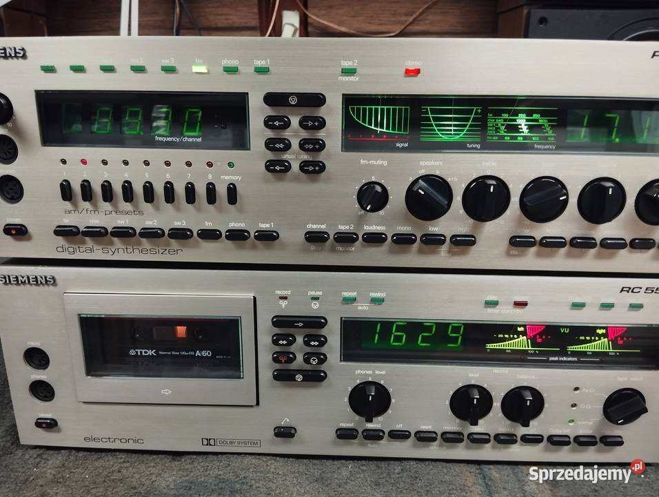 wieża Stereo Siemens RS555 AmplitunerMagnetofon Zabrze