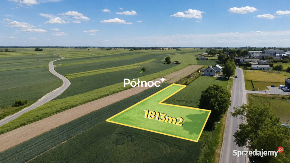 Działka budowlana 1813 m Przemysłowej Sprzedaż lubelskie Bełżyce