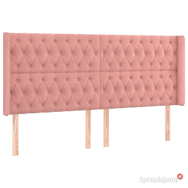 Zagłówek do łóżka z LED różowy 183x16x118128 Warszawa