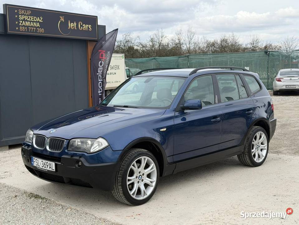 Bmw X3 20 Diesel Skóra 2004r 4x4 Raty Navi Xenon kupiony w Polsce Wrocław