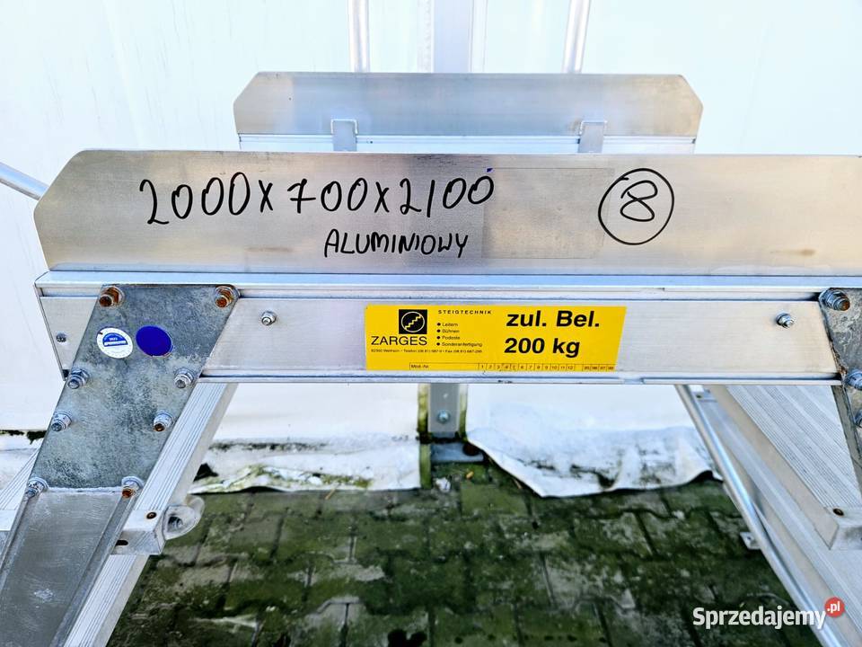 Schodypodest aluminiowy Gastronomia Krotoszyn