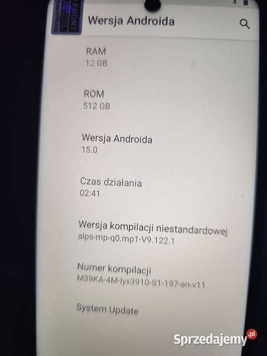 Nowy S25 Ultra 512GB Czarny Warszawa sprzedam