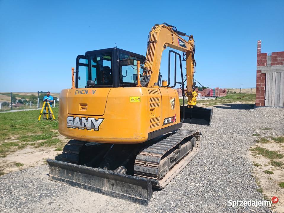 Koparka gąsienicowa 7 ton Sany SY 75C Pro 1060 nie Koparki małopolskie Kraków