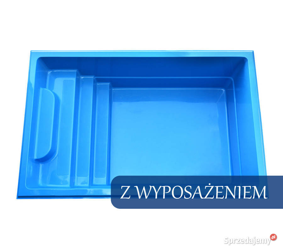 Basen wkopywany 35 x 22 x 11m poliestrowy Wrocław