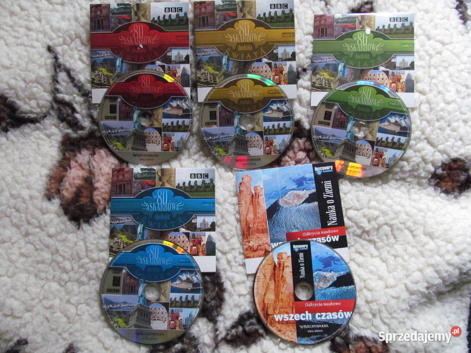 W 80 skarbów dookoła świataDVD części 1234 nauka 3 i więcej Lublin