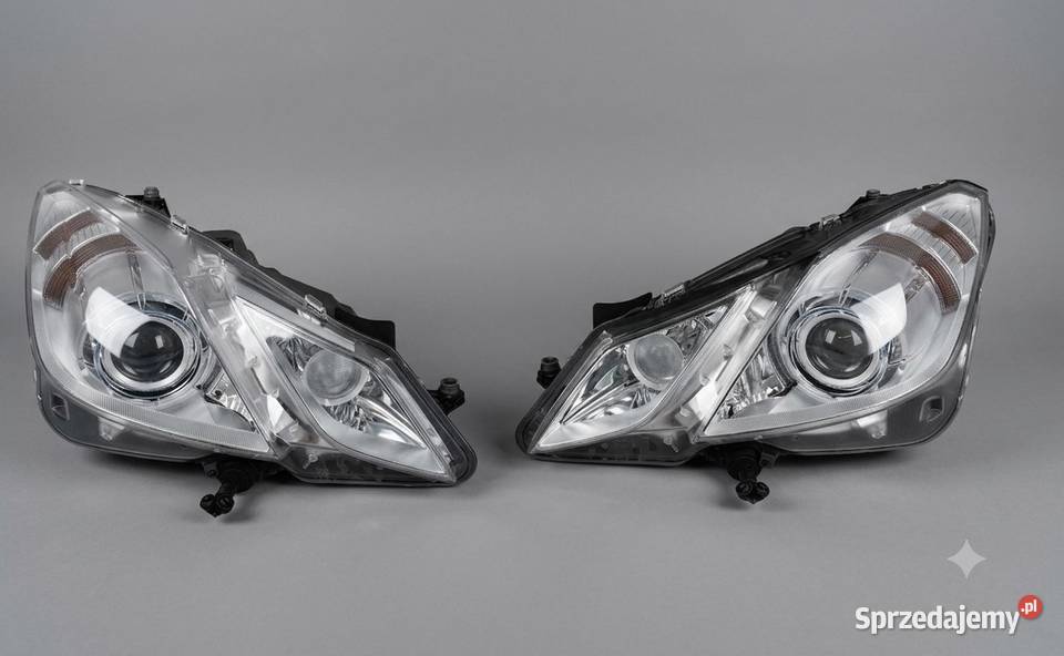 Mercedes W207 E Coupe Lampy Przód Xenon Oryginał łódzkie Wieluń