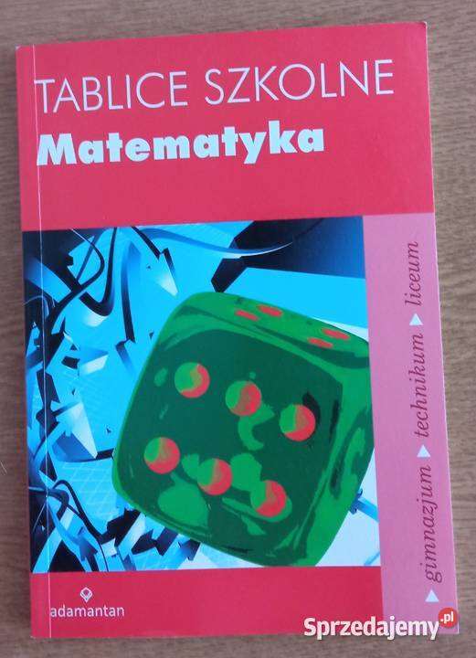 Tablice Szkolne Matematyka Witold Mizerski miękka Poradniki, albumy i reportaże Wrocław