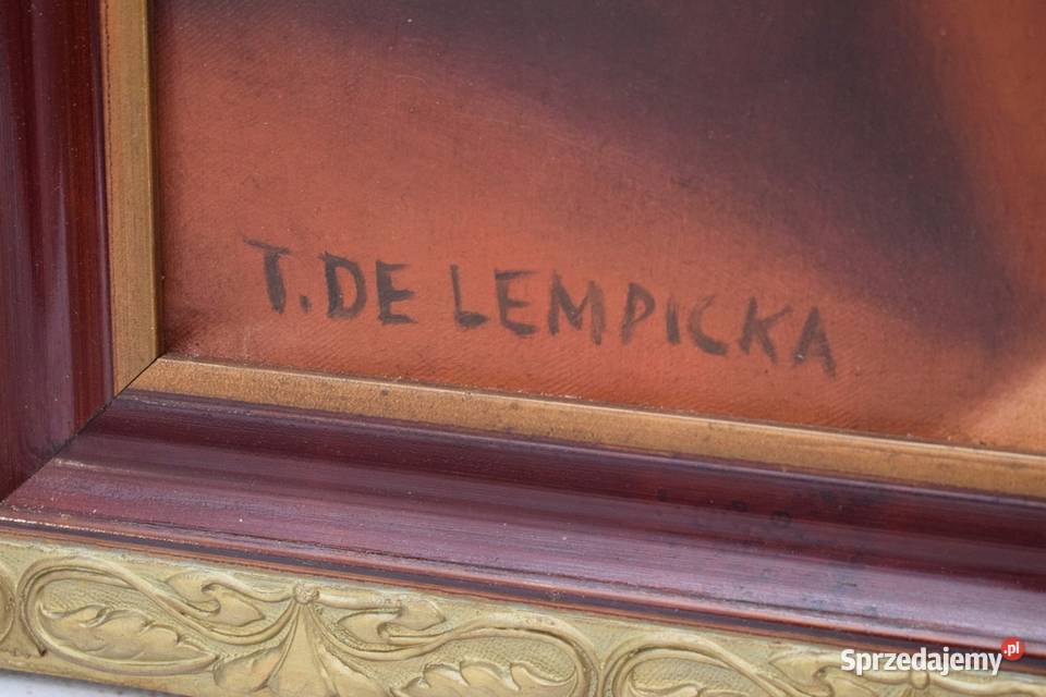 T De Łempicka Portret Kobiety Dama Arystokratka Kraków