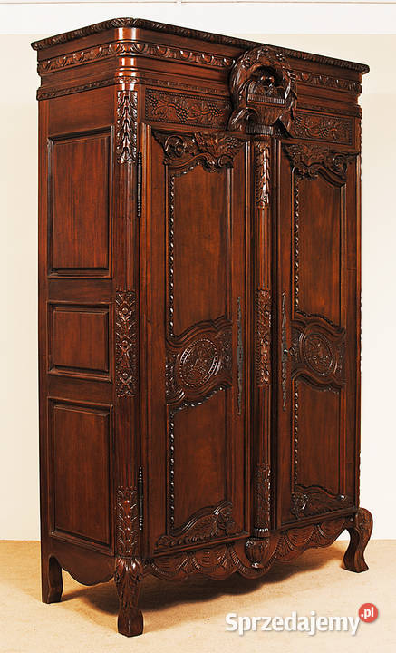 Nowa stylowa szafa garderoba rzeźbiona barok wielkopolskie Września