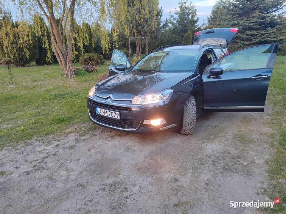 Citroen C5 x7 20BG salon Austria oryginał stan tempomat Łęczna