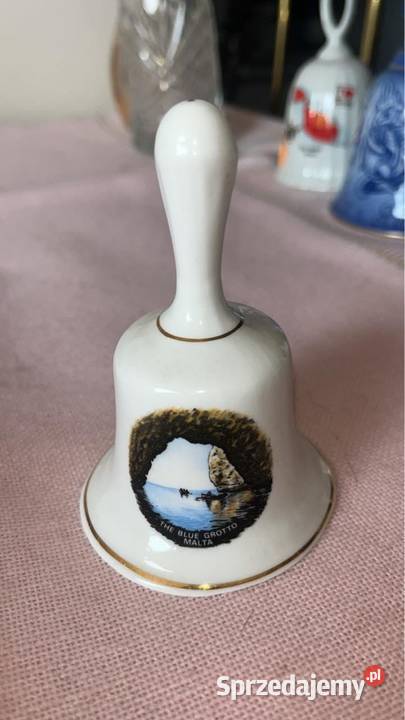 Dzwonek Syg Niebieska Grota Malta Złocony Groty Gdańsk sprzedam