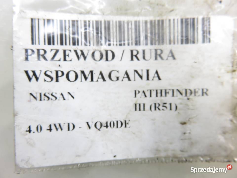 PRZEWÓD WSPOMAGANIA NISSAN PATHFINDER III 40 4WD