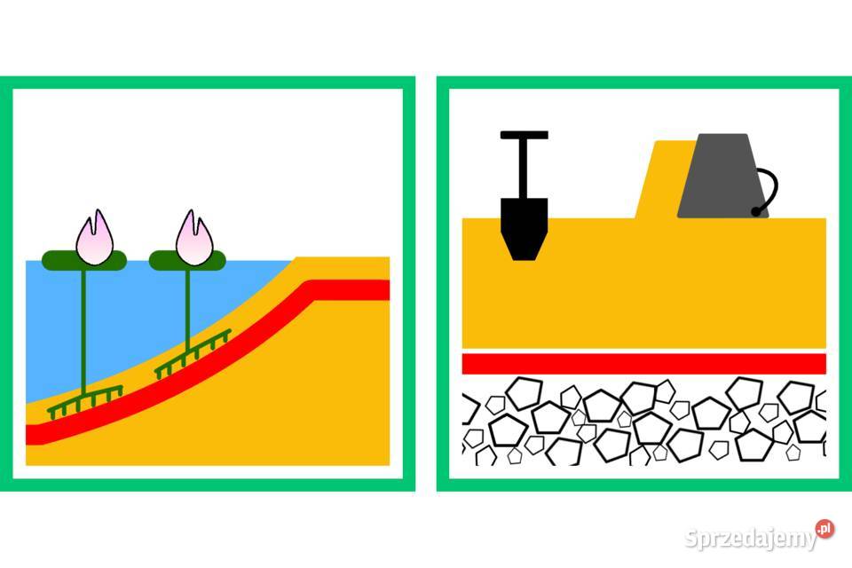 Geowłóknina PES150N czarna 05x50m 150g