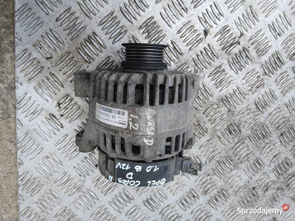 Alternator 13222929 Opel Corsa D 10 12 14 Benz Układ elektryczny silnika Radłów sprzedam