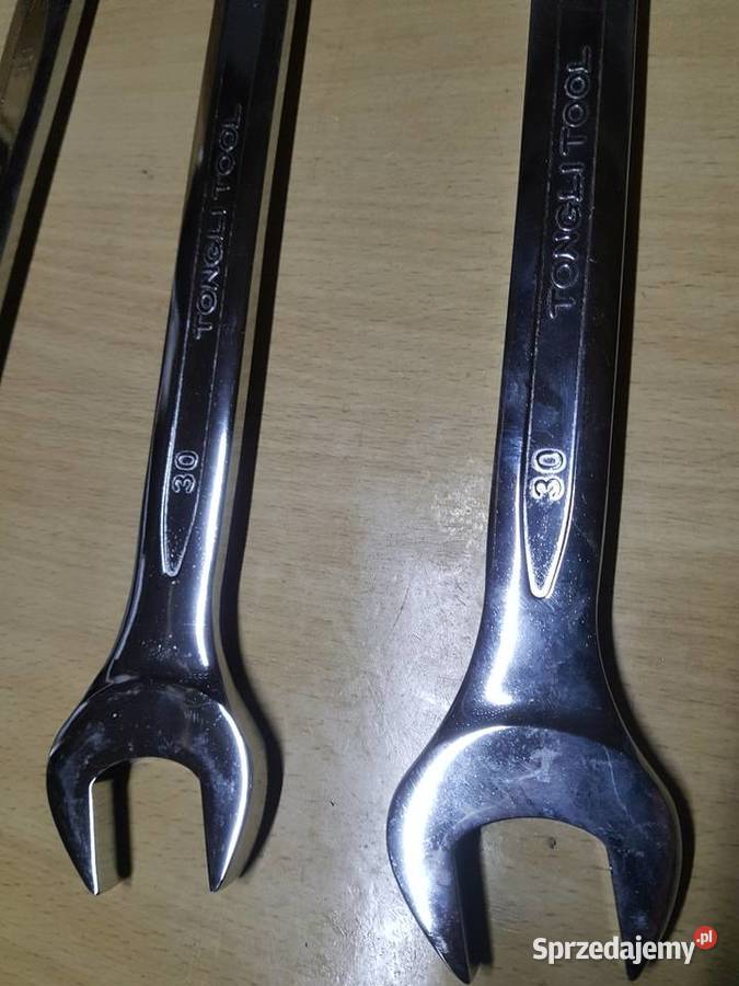 Klucz płasko oczkowy 30 mm stal chromowowanadowa Ręczne wielkopolskie Głogowa