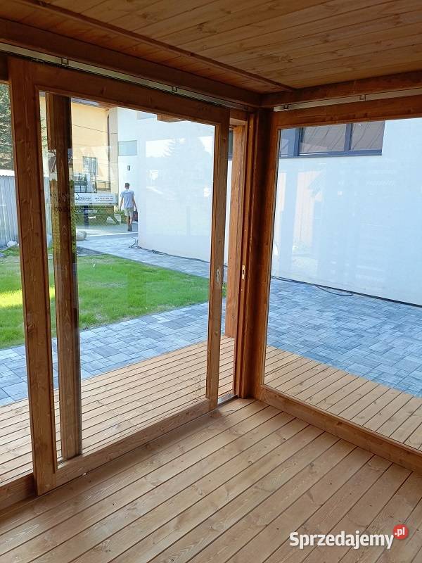 Altana 36 Nowoczesna 4x7 m Blacha Rynny Taras Parzymiechy