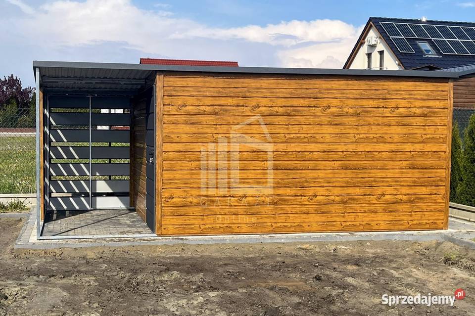 Schowek Domek Ogrodowy 4x3m wiata 15m Drzwi