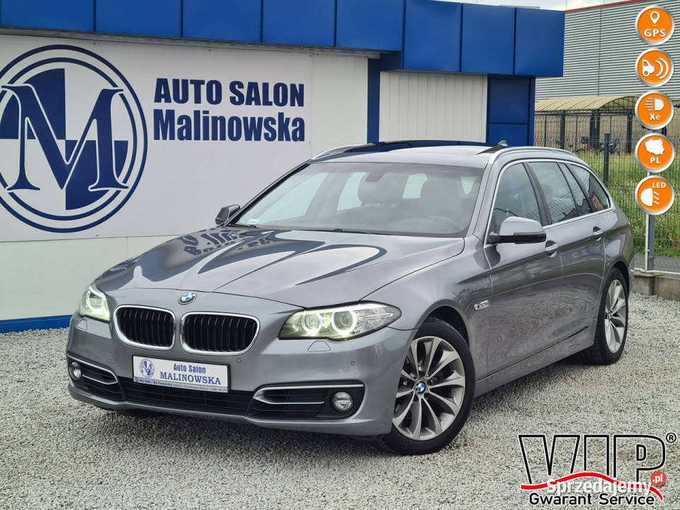 BMW 518 Szyberdach Navi ElPamięć Fotele Skóra Wągrowiec
