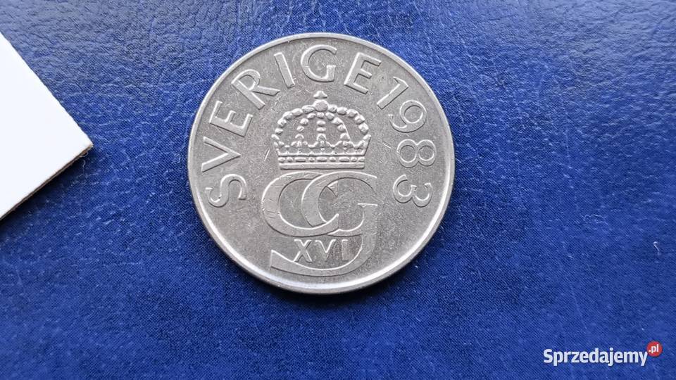 Stare monety 5 koron 1983 Szwecja Lesko