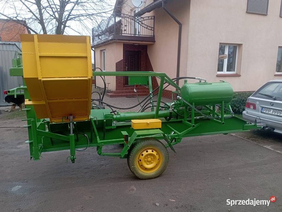 NOWA łuparka hydrauliczna 27 ton samozaładowcza Słuszków