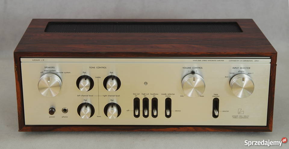 Luxman L31 świetny wzmacniacz vintage Oryginalny Szczodre