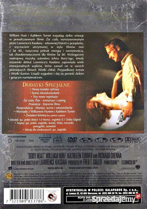 ŻAR CIAŁA KATHLEEN TURNER EDYCJA SPECJALNA Kalisz