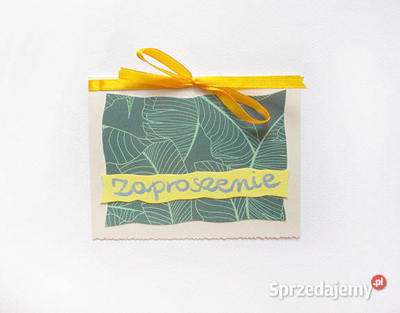boho zaproszenie puste liście zaproszenie Gdańsk
