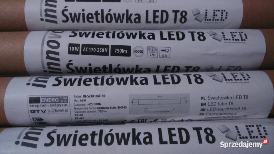 świetlówka led t8 innovo 10W dł 60 Lublin