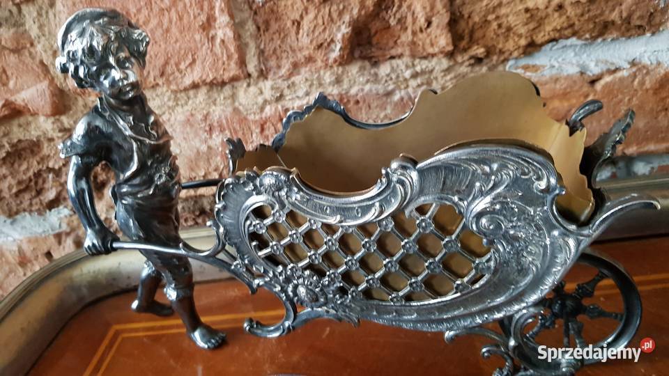 Źardiniera patera putto Norblin Warszawa Antyki warmińsko-mazurskie Orneta sprzedam