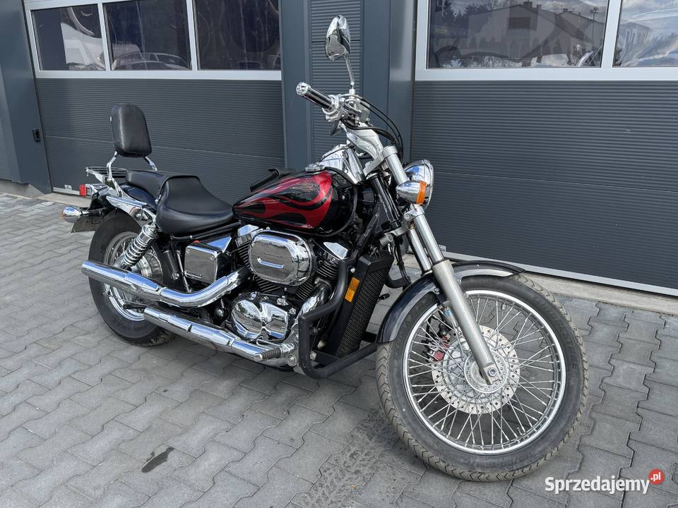 Shadow VT750 Niski przebieg Nowe opony i napęd chopper podkarpackie Sanok sprzedam