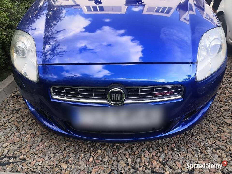 Czarny emblemat Fiat Bravo 2 przód 100mm Karoseria małopolskie