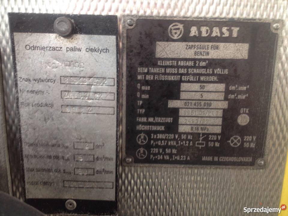 DYSTRYBUTOR PALIWA ADAST małopolskie