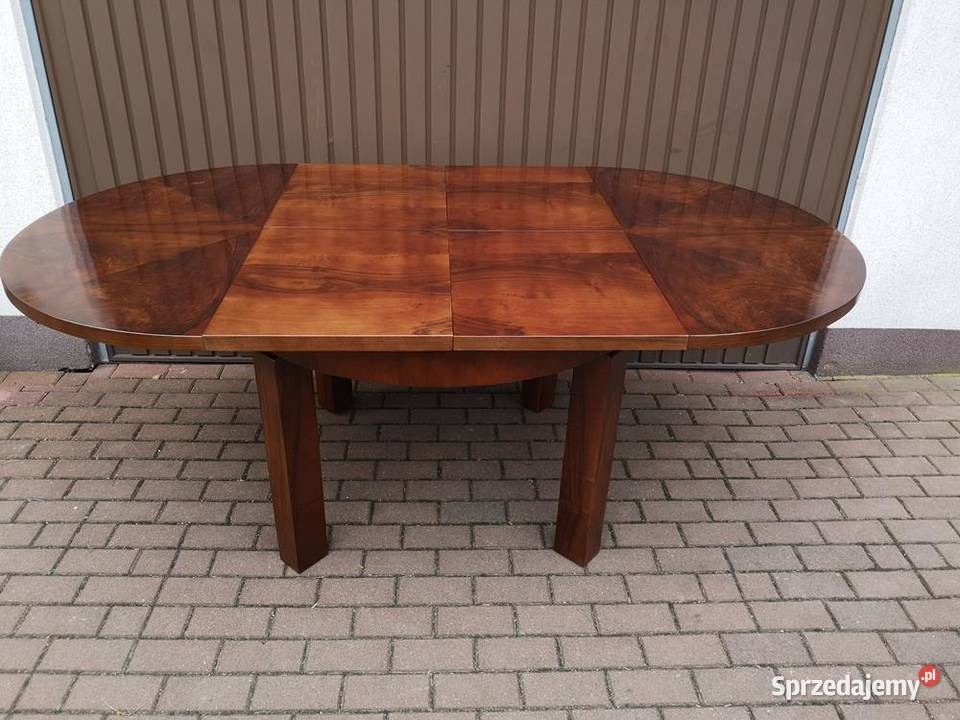 Stół ArtDeco Orzech Zgrabny Antyk Stary wielkopolskie Swarzędz sprzedam