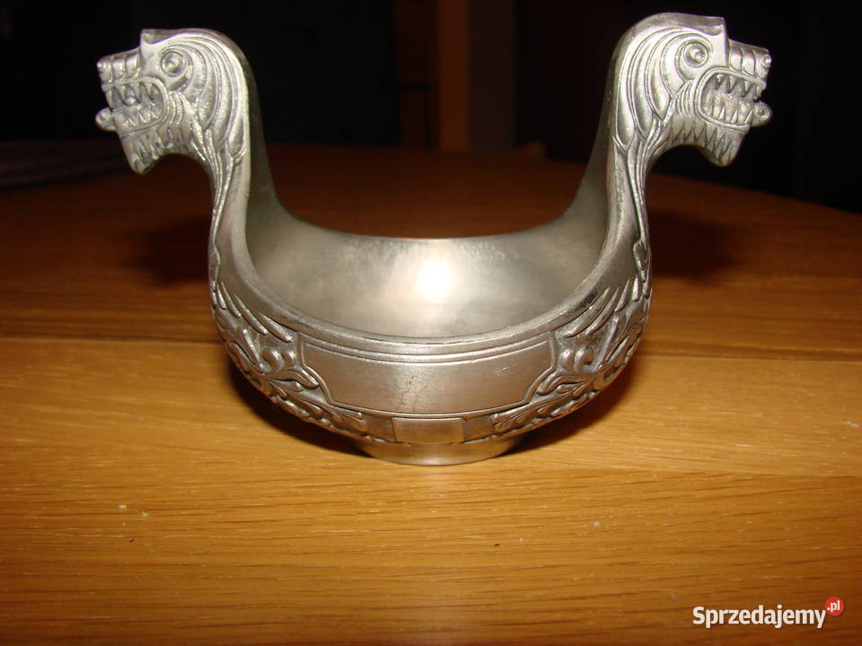 Royal Pewter Smocza łodź cynowa miseczka Pruszcz Gdański