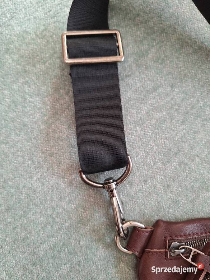 Skórzana torba Ecco crossbody saszetka na ramię Torby i torebki Gdańsk