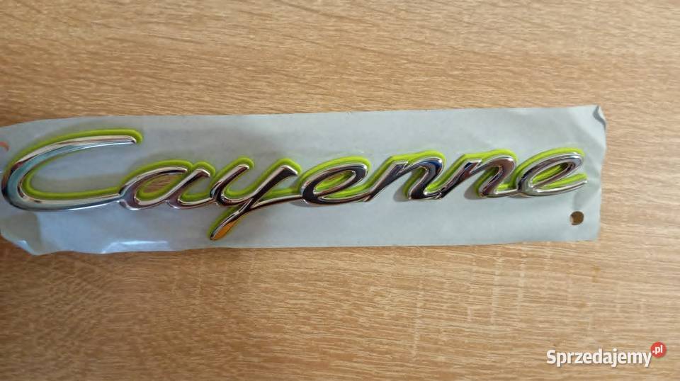 Emblemat Porsche Cayenne Oryginalny Unikat osobowe Elbląg