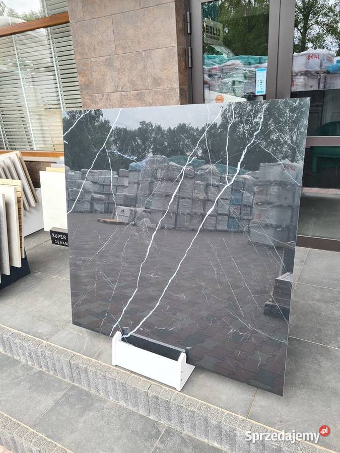 PŁYTKA gres PULPIS BLACK POLER 1198X1198 GAT 2 Opoczno