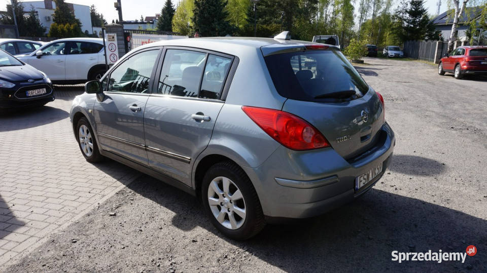 Nissan Tiida zarejestrowany ubezpieczony 1598cm3 Tiida Zielona Góra