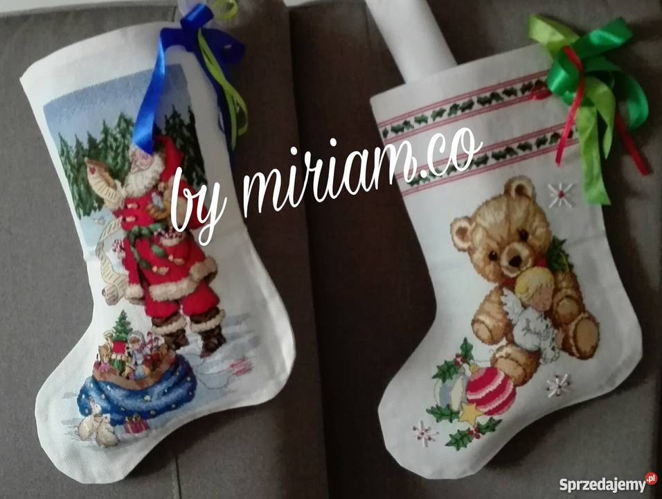 skarpeta ANIOŁEK haft prezent wielokolorowy Czerwionka-Leszczyny