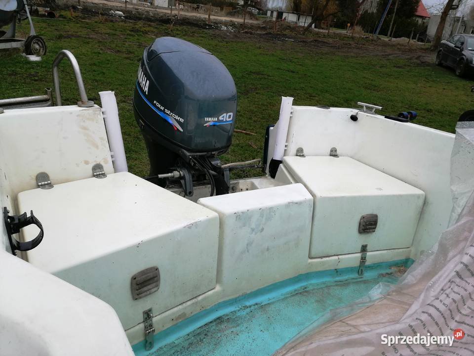 Jacht łódź motorowa kabinowa OMC silnik Yamaha Przejazdowo