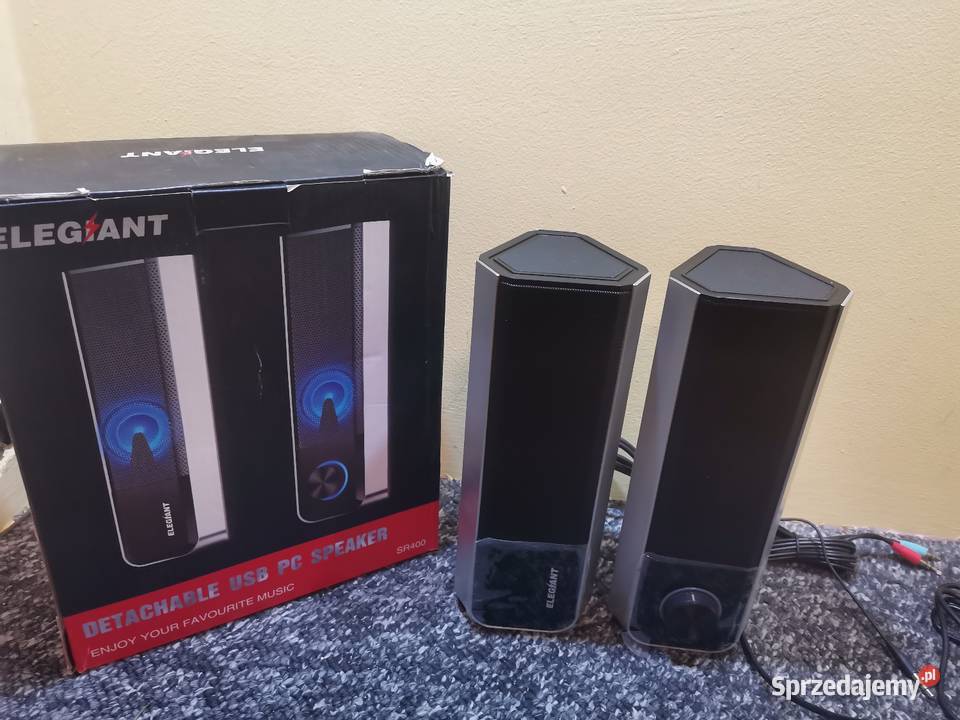 Głośniki stereo ELEGIANT SR400 10W 35mm AUX wielkopolskie Trzcianka