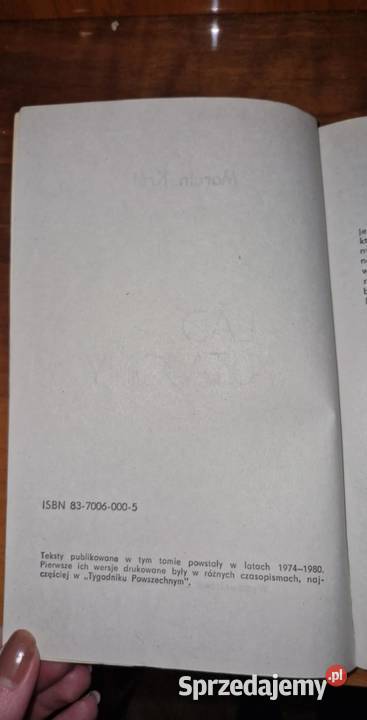 Ład utajony Marcin Król 1983 Znak książka W05 śląskie Dąbrowa Górnicza sprzedam