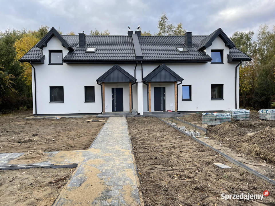 131m Połowa bliźniaka gotowa do oddania Grodzisk Sprzedaż Warszawa sprzedam