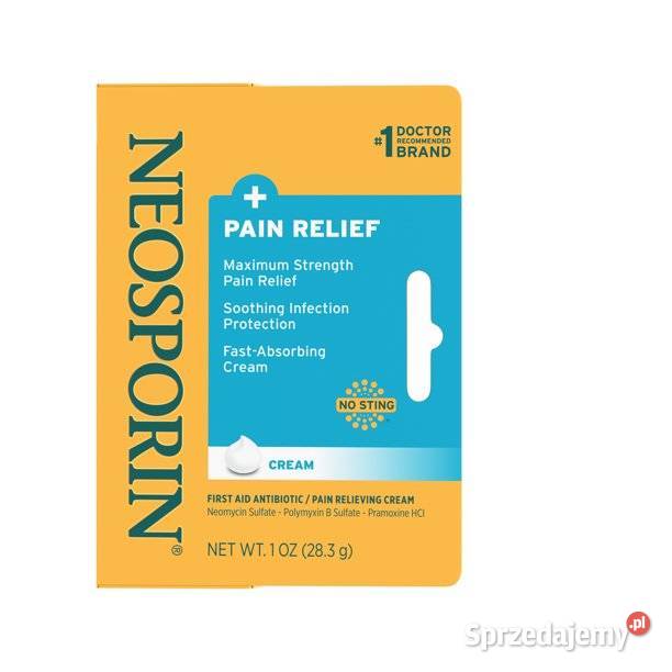 KREM NEOSPORIN ANTYBIOTYKOWY PRZECIWBÓLOWY 283g Poznań