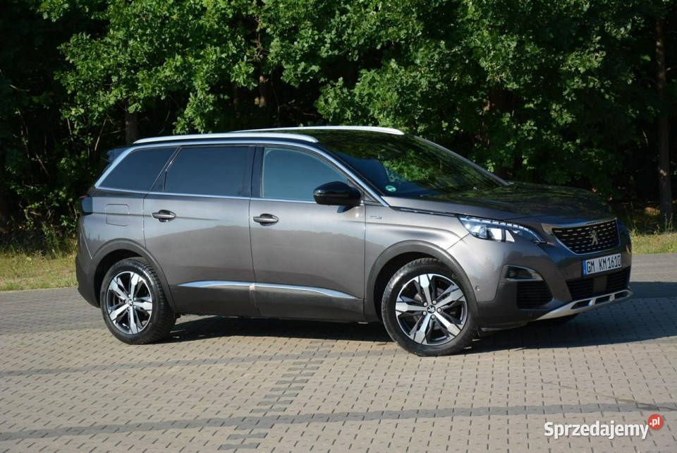 Peugeot 5008 GTLine Radar ACC Skóry 7foteli Navi mazowieckie Ostrów Mazowiecka