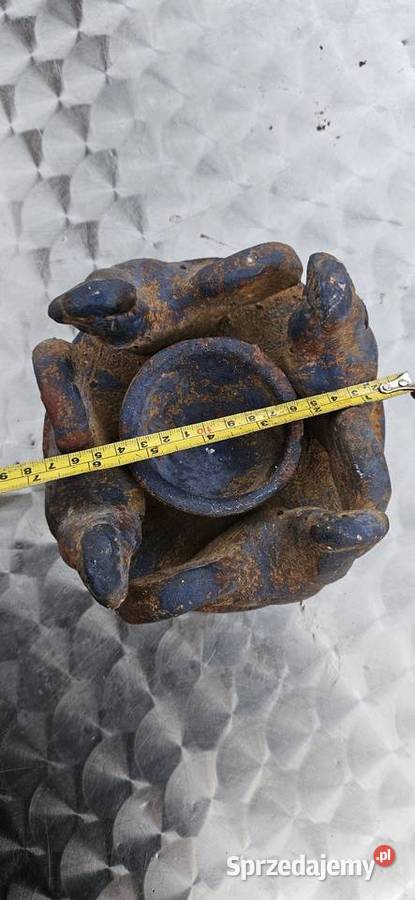 Stare metalowe zabytkowe poidełko ptaków zachodniopomorskie