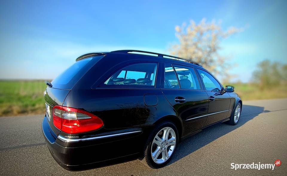 Mercedes W211 Lift 30 V6 Bixenon Skóra Navi diesel Klasa E Stargard
