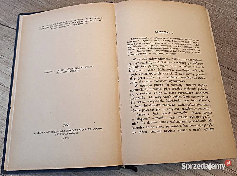 Aleksander I dziwny car Maurice Paleologue Ostrów Wielkopolski