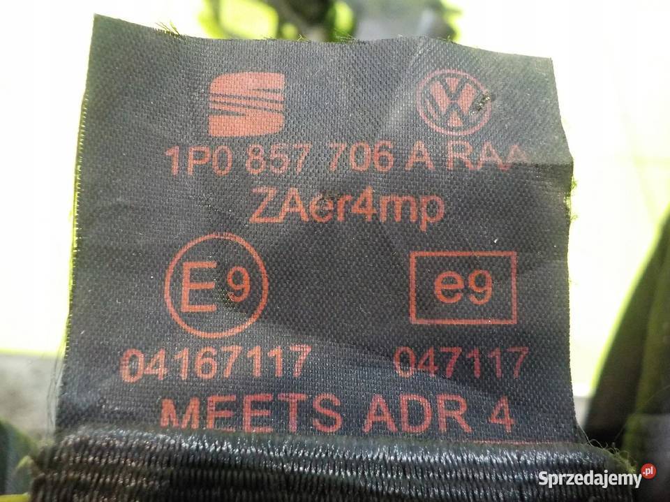 SEAT LEON II LIFT 09r pas bezpieczenstwa prawy Suków