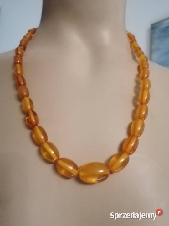 Naszyjnik Bursztyn oliwki Białystok sprzedam